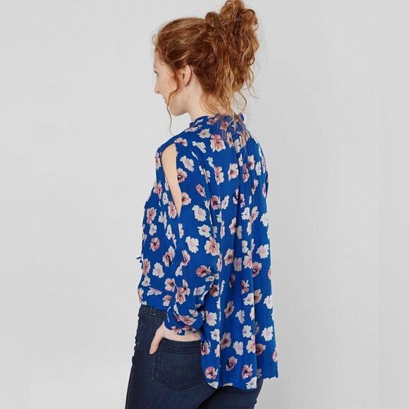 Lucky Brand Umi Floral Peasant Top Plus Size 3X - Picture 7 of 13